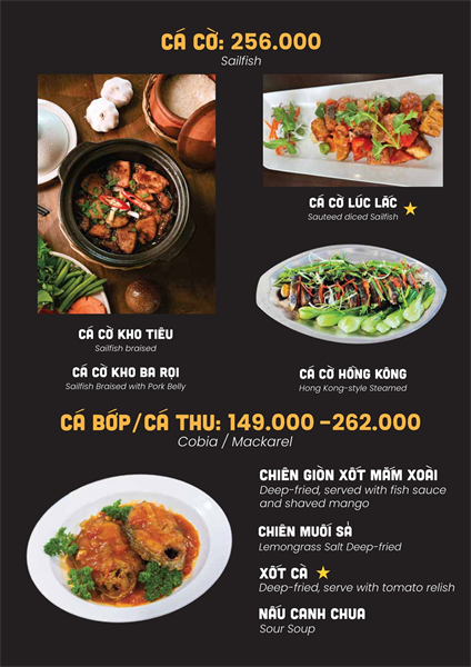 The Menu of Vuong Tron Seafood & Claypot Rice Restaurant15